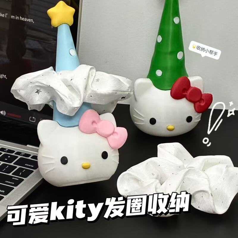 Hair Tie Storage Rack Christmas Hat Kitty Cat Hair Tie Organizer Watch and Jewelry Hanger Decorative Gift Ornament Hair Tie Storage Rack Christmas Hat Kitty Cat Hair Tie Organizer Watch and Jewelry Hanger Decorative Gift Ornament