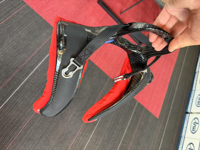 Stand21 Racing-Specific Hans Featherlite Lightweight Carbon Fiber Head and Neck Protection Hans