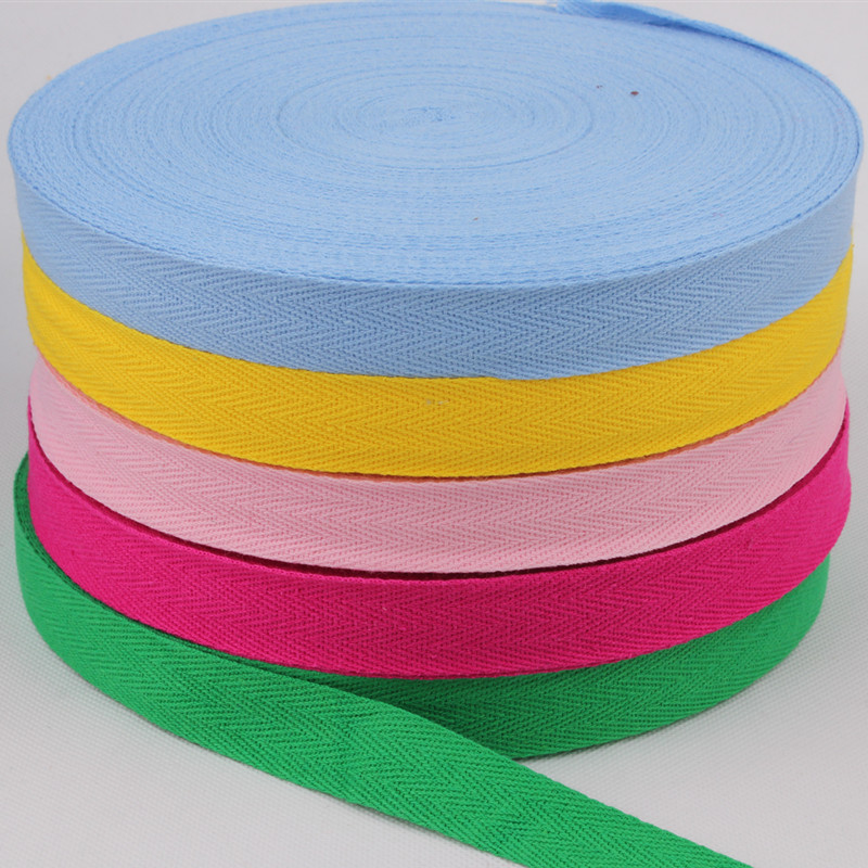 9 9 yuan 2cm wide color cotton herringbone belt accessories manual edging belt strap packing belt edging strip