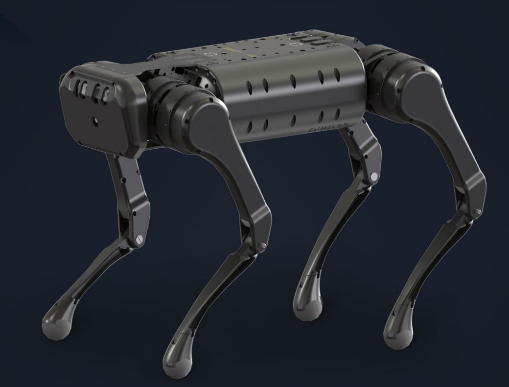 The machine dog high-definition live film transmission character follows the visual obstacle avoidance human body detection depth perception