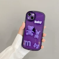 Circle Lens+(Purple Baby Bear)