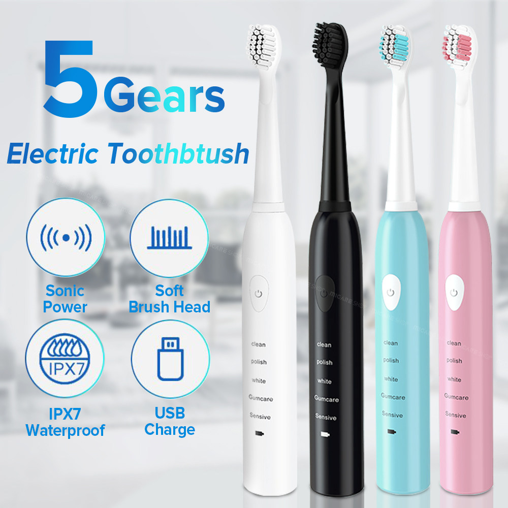 Ultrasonic Electric Toothbrush Adult USB charge Tooth Brush