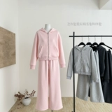 Утепленная толстовка, комплект, пуховик, кардиган, 2025 года