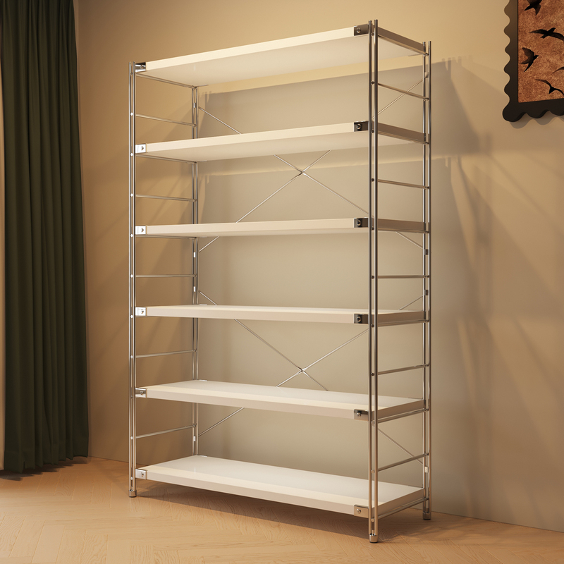 Floor-Standing Storage Rack Kitchen Living Room Storage Rack White Optical Axis Display Rack Multi-Layer Wall-Mounted Storage Rack Display Shelf Floor-Standing Storage Rack Kitchen Living Room Storage Rack White Optical Axis Display Rack Multi-Layer Wall-Mounted Storage Rack Display Shelf