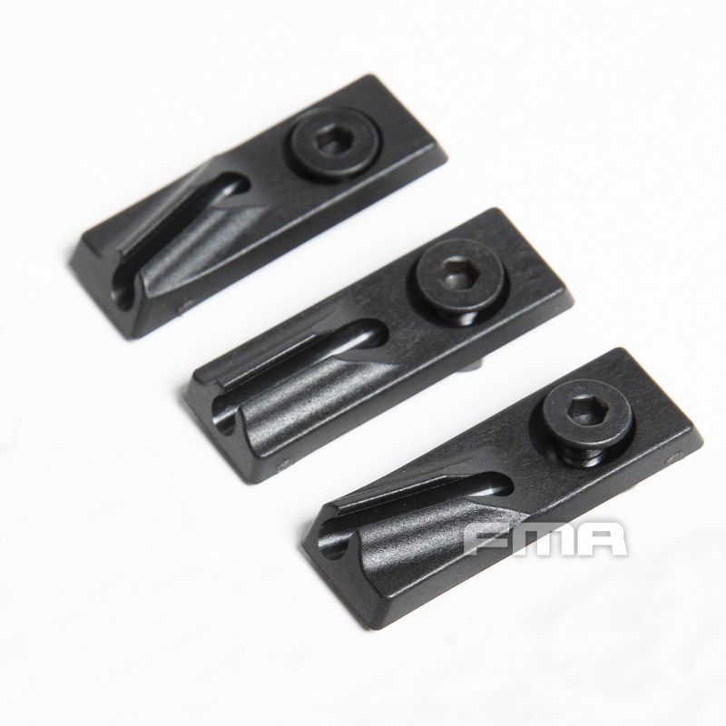 FMA Nylon/Metallschiene Kabel-Organizer Schalter Kabelclip für Taschenlampe PEQ Gehäuse TB1427 Schwarz – Detail 4