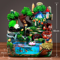 Fish tank living room small mini desktop creative ecological household circulating water with oxygen office small fish tank
