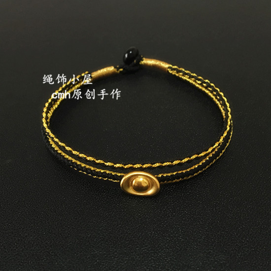 [Fix show] ban đầu handmade phong cách mùa hè phong cách dân tộc handmade đỏ dây đeo tay nam và nữ trang sức vòng chân vật liệu gói - Vòng chân vòng chân nam