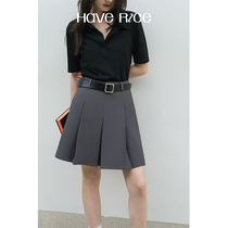 HAVERICE RESTAURANT PACKSPRING No 100 pleats for less summertime College sensation A word A pleading skirt short skirt