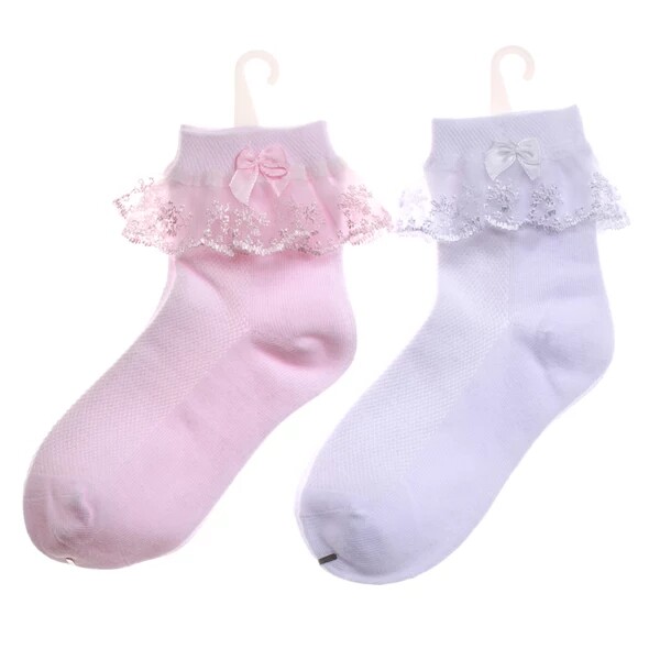 enbl lace with a thin middle cylinder sock