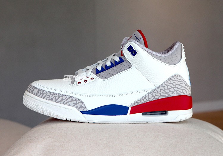 AIR JORDAN 3 Trò chơi từ thiện Giày bóng rổ AJ3 Ngày độc lập của đội Mỹ 136064-140 giày thể thao chính hãng