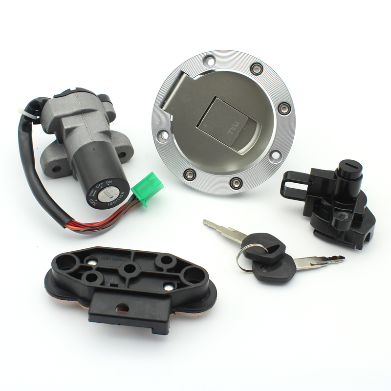 Locomotive sports car lock small Ninja fuel tank cover cover lock EN125 GSX150 set Lock large displacement electronic door lock