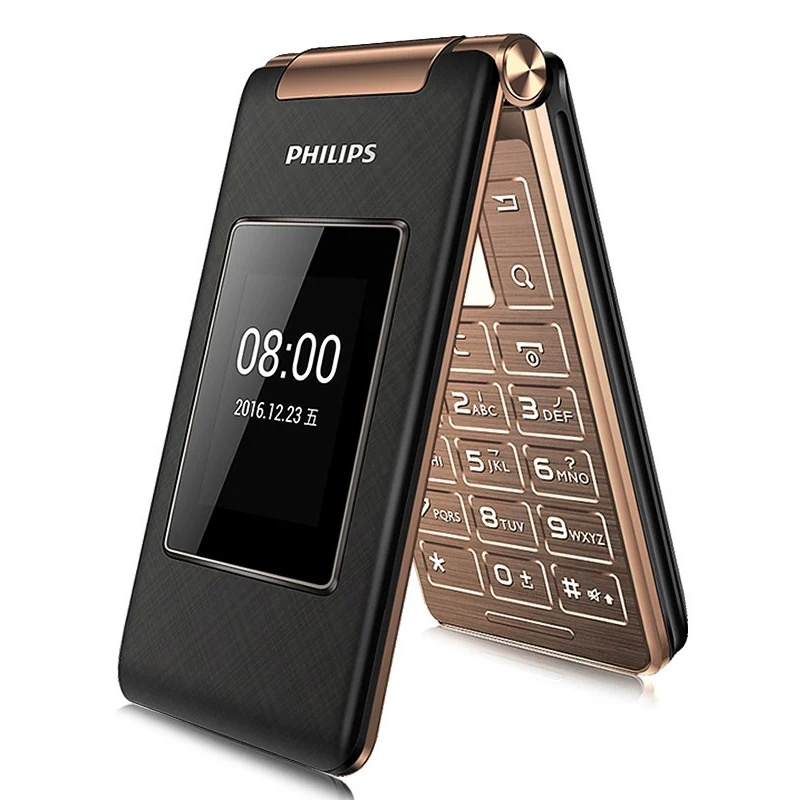 Philips/ складной мобильный телефон для пожилых, E212, 212A, деловая версия, ностальгия, E535