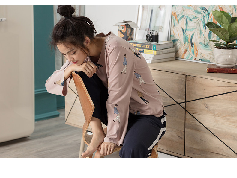 Pyjama mixte en Coton à manches longues - Ref 3005764 Image 14