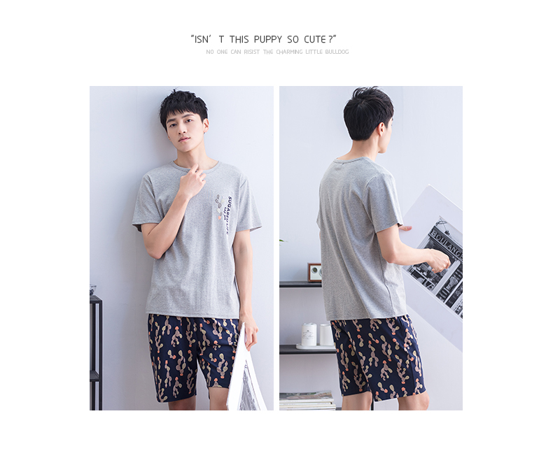 Pyjama mixte en Coton à manche courte - Ref 3005926 Image 15