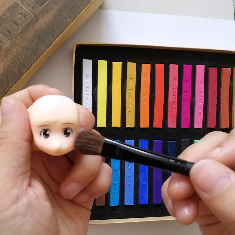 Bey Xiao clay powder colored brush Single clay pottery color tool coloring clay multi - meat color