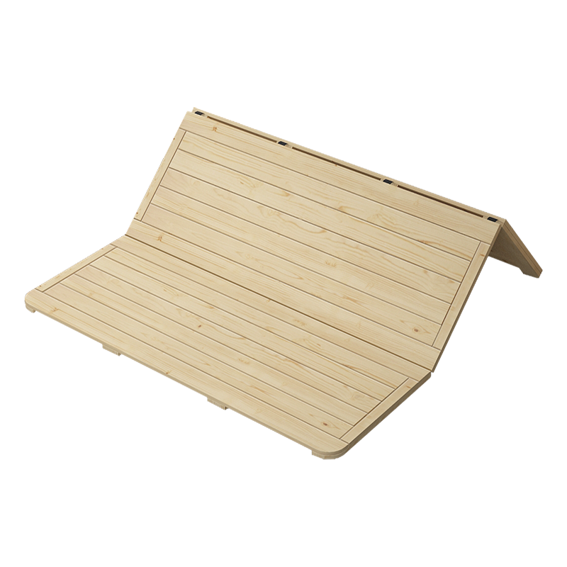 Pine hard bed board folding wood solid wood row frame single 1 5 Double