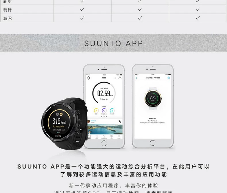 SUUNTO 9 mở rộng 9 Baro thể thao chuyên nghiệp hàng đầu chạy đồng hồ thông minh cưỡi ngoài trời - Giao tiếp / Điều hướng / Đồng hồ ngoài trời