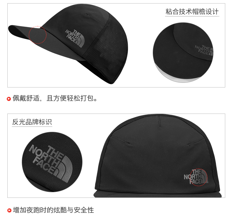 FACE BẮC / ​​Miền Bắc Unisex Mùa xuân / Mùa hè Thể thao ngoài trời Thoải mái Mũ thể thao thoáng khí CF9M mũ lưỡi trai mlb