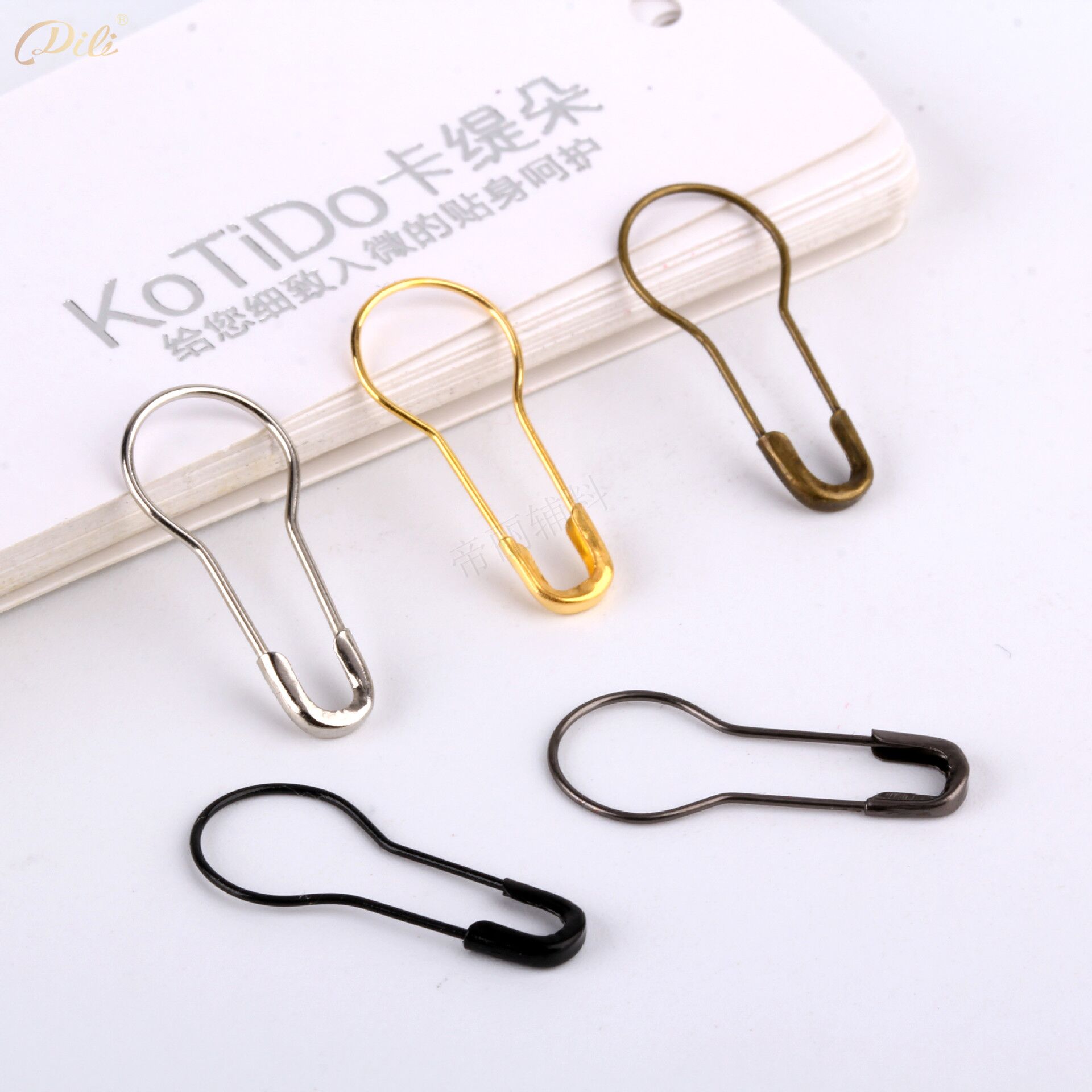 1000 boxes metal plinth Pin Clothing Shop Pendant Tag Sling Fixed Small Pin Small Number button pin Back to shape Needle-Taobao