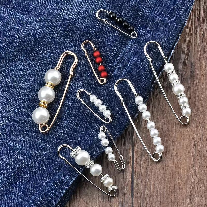 Collection of cashew pins buckle needle waist circumference change small collection waist deity Pins Fixed Dresses Dress Anti-Walking Light Accessories Woman Brooch