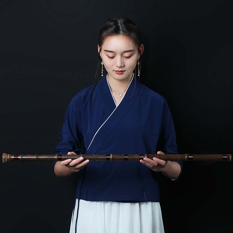 (Directors for one of the) directors for one of the folk music collection nine section Xiao professional play head flute bamboo root Xiao section Zizhu dong xiao