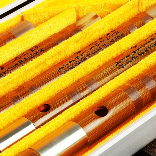 伶吟 Национальный музыкальный инструмент Профессиональное исполнение Betthad Plear Cdefg Set Flute Bamboo Flute музыкальный инструмент Heng Flute Drift Box