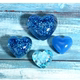 Handmade DIY Crystal Epoxy UV Keo lớn Stereo Love Heart Silicone Khuôn - Tự làm khuôn nướng khuôn làm kem que Tự làm khuôn nướng