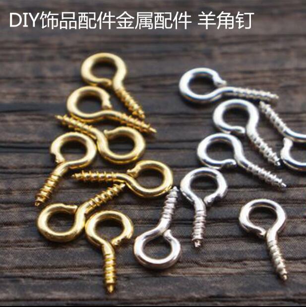 4 màu DIY phụ kiện trang sức móng vuốt đinh vít vật liệu thủ công cừu mắt móng tay pha lê thả gel silicone gói khuôn làm kem que
