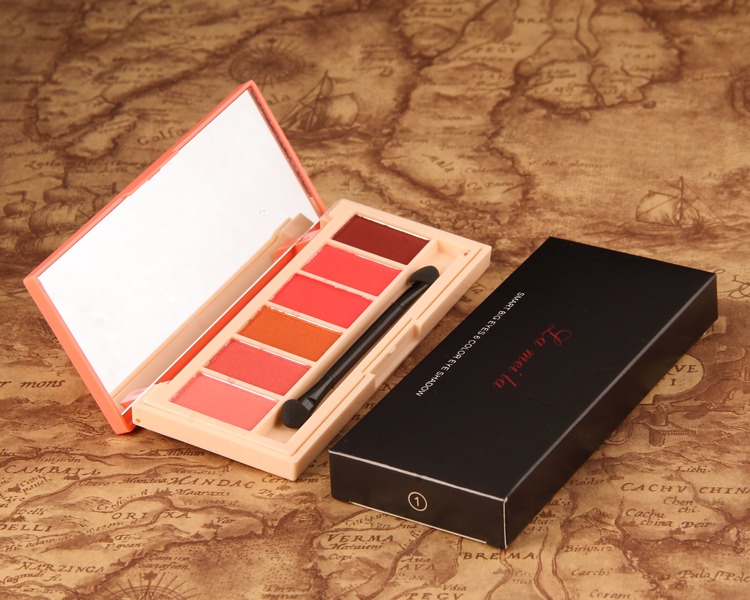 Mermaid Ji Eyeshadow La Mera 6 màu Pearlescent Matte Eye Shadow không phải là dễ dàng để smudge bóng mắt món ăn Pearlescent không thấm nước là không nở bảng màu mắt gogo tales
