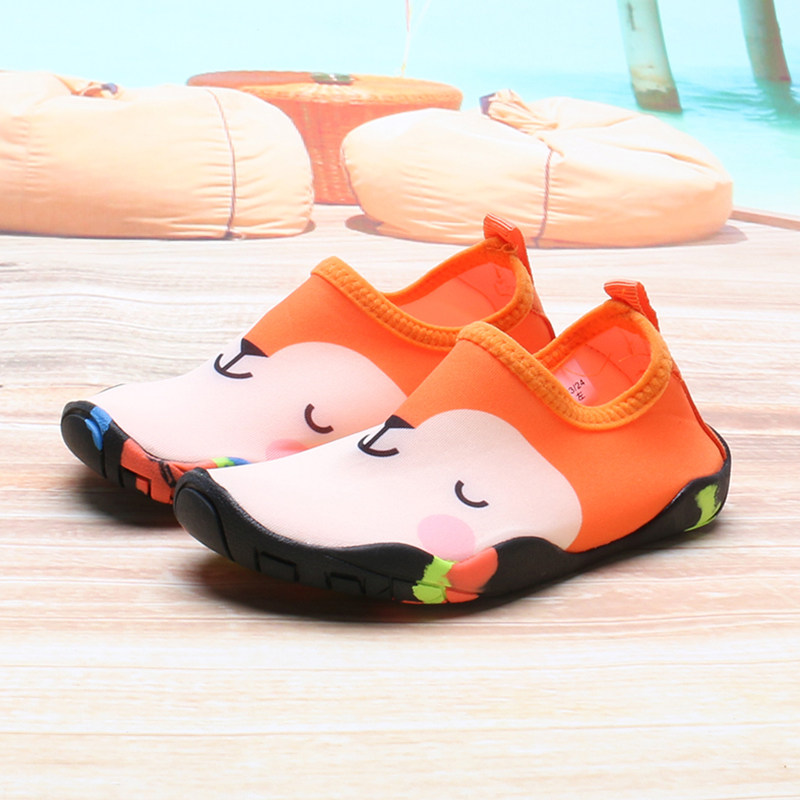 Beach socks overshoes children's swimming snorkeling shoes non-slip speed interference water shoes men and women baby hot spring treadmill floor shoes