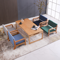 Tatami chair Coffee table Backrest chair Solid wood bay window table Japanese childrens small sofa table Small coffee table Japanese room chair