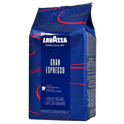 [意大利原装进口lavazza拉瓦萨咖啡豆意式特浓型Grand Espresso1KG]