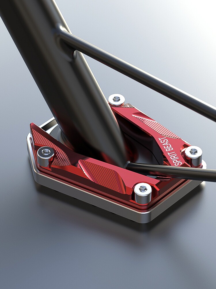 Non-polar 300RR side frame seat retrofit accessories 300AC anti-slip edge brace cushion retro widening to enlarge side bracket footbed