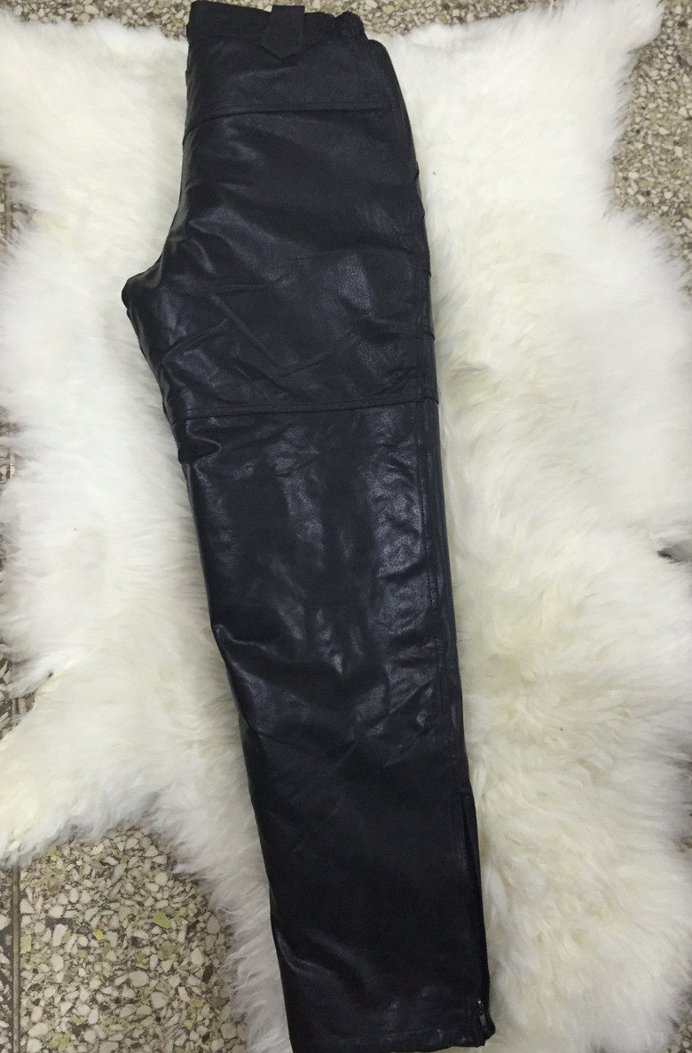 Pantalon cuir homme droit pour hiver - Ref 1483193 Image 11