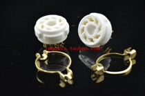 Bile machine DIY scaffolding tube seat large octagonal gold-plated tube seat special spot suitable for 6P3P6L6