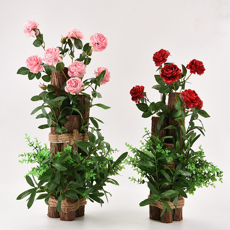 New Wedding Dyeongsen Road Leads Hemp Rope Wooden Pile Road Leading Lawn Wedding Bundled Tree Stump Ttai Road Leading Tool