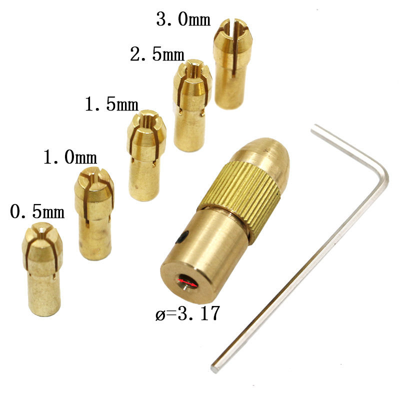 Miniature electric drill drill clamping head self-tight turning head small electric drill clamp drill clamp electric drill small electric grinding wood brass drilling clamp