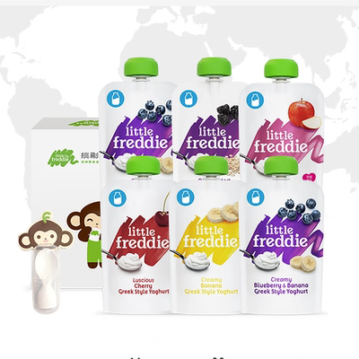 小皮欧洲原装进口酸奶水果泥100g*6