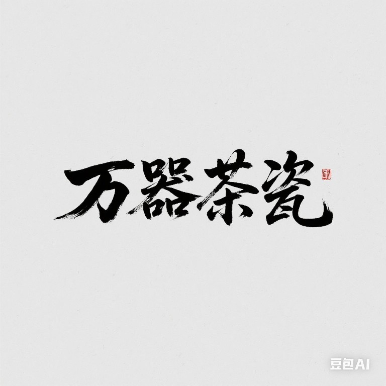 万器茶瓷手工茶具的LOGO