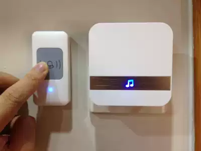  Jiasman wireless doorbell Home remote control digital doorbell elderly caller tuning volume waterproof