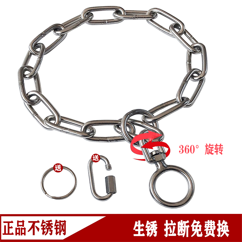 Medium Large Dog Stainless Steel P Chain Gold Mullet Rowinakastro neck sleeve Training dog Traction dog traction Item Circle