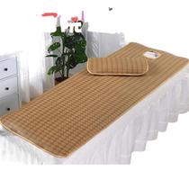 Summer kindergarten mat Rattan mat Beauty salon special massage shampoo massage bed Ice silk mat with holes can be customized