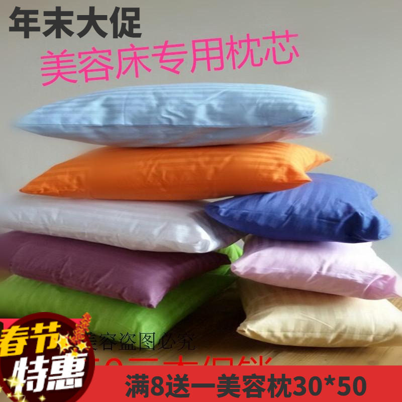 Beauty bedspread massage bed special beauty pillow core cotton small square pillow massage table 30x50 pillow pillowcase