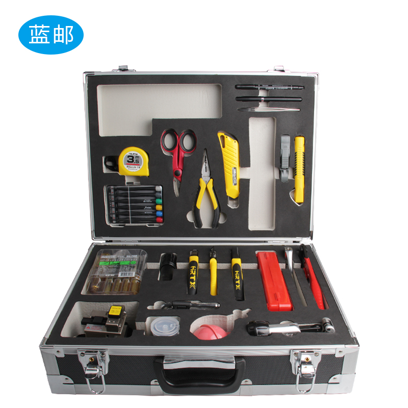 Blue Mail Optical Cable Construction Tool Optical Fiber Toolbox Fusion machine assorted tool suit KL-08C KL-08A-Taobao