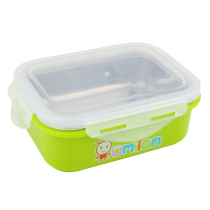 O Milan Students Lunch Box Insulation Lunch Box 900ML Stainless Steel Double Layer Preservation Lunch Box With Lid Sealed Lunch Box