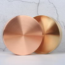 Nordic metal brass copper ashtray Pure copper gold rose gold storage plate jewelry storage plate ornaments