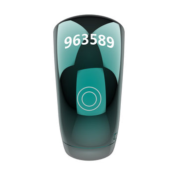 Factory wholesale new counter touch luminous hand press ring type rechargeable intelligent digital display electronic counter