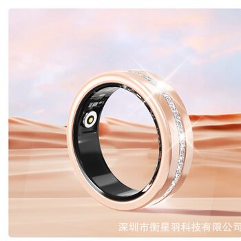 V6 cross-border smart ring sports fitness heart rate blood oxygen sleep tracking monitoring waterproof black technology factory wholesale
