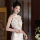 Женское платье-чонсам YUSHII engagement cheongsam "Тень цветочной комнаты", новое улучшенное платье в китайском стиле, вечернее платье для тостов, которое можно носить ежедневно mini 0
