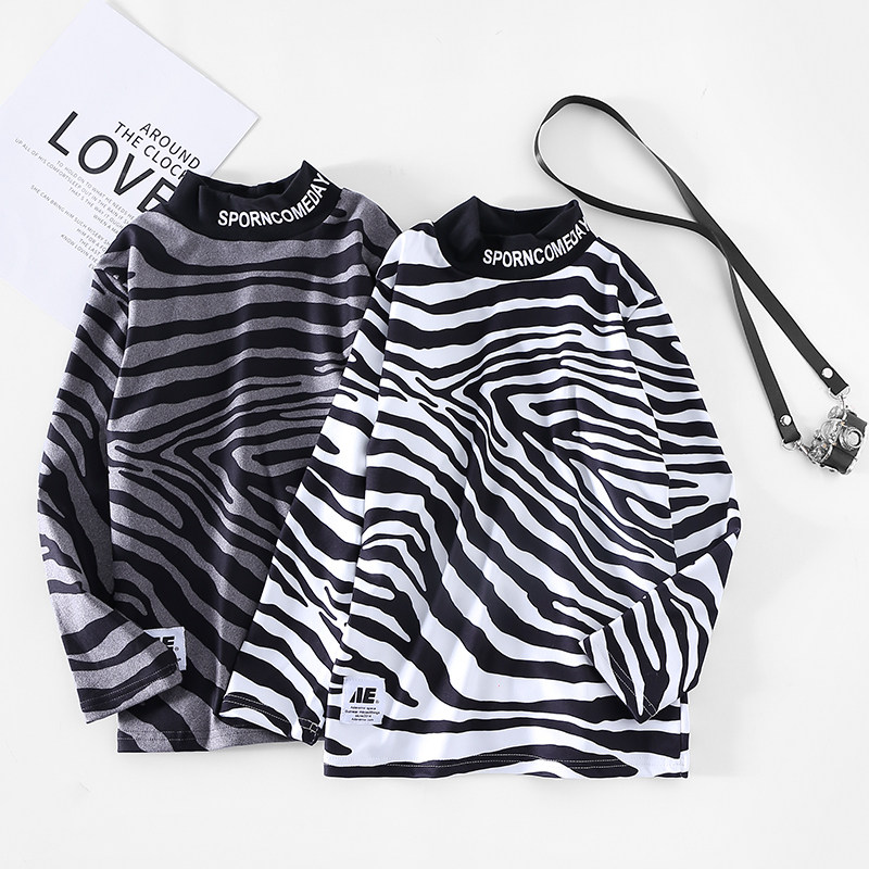 Boys' bottoming shirts spring and autumn models 2022 new Western style Korean children's autumn clothes long-sleeved cotton T-shirts in large children's clothes